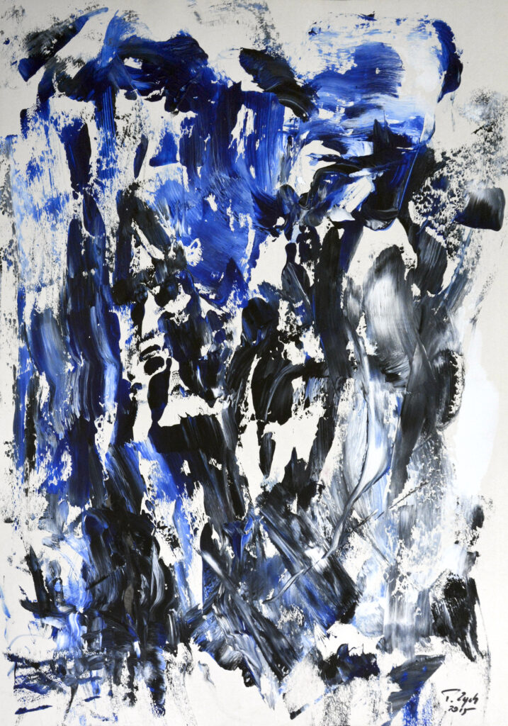 Blue & Black